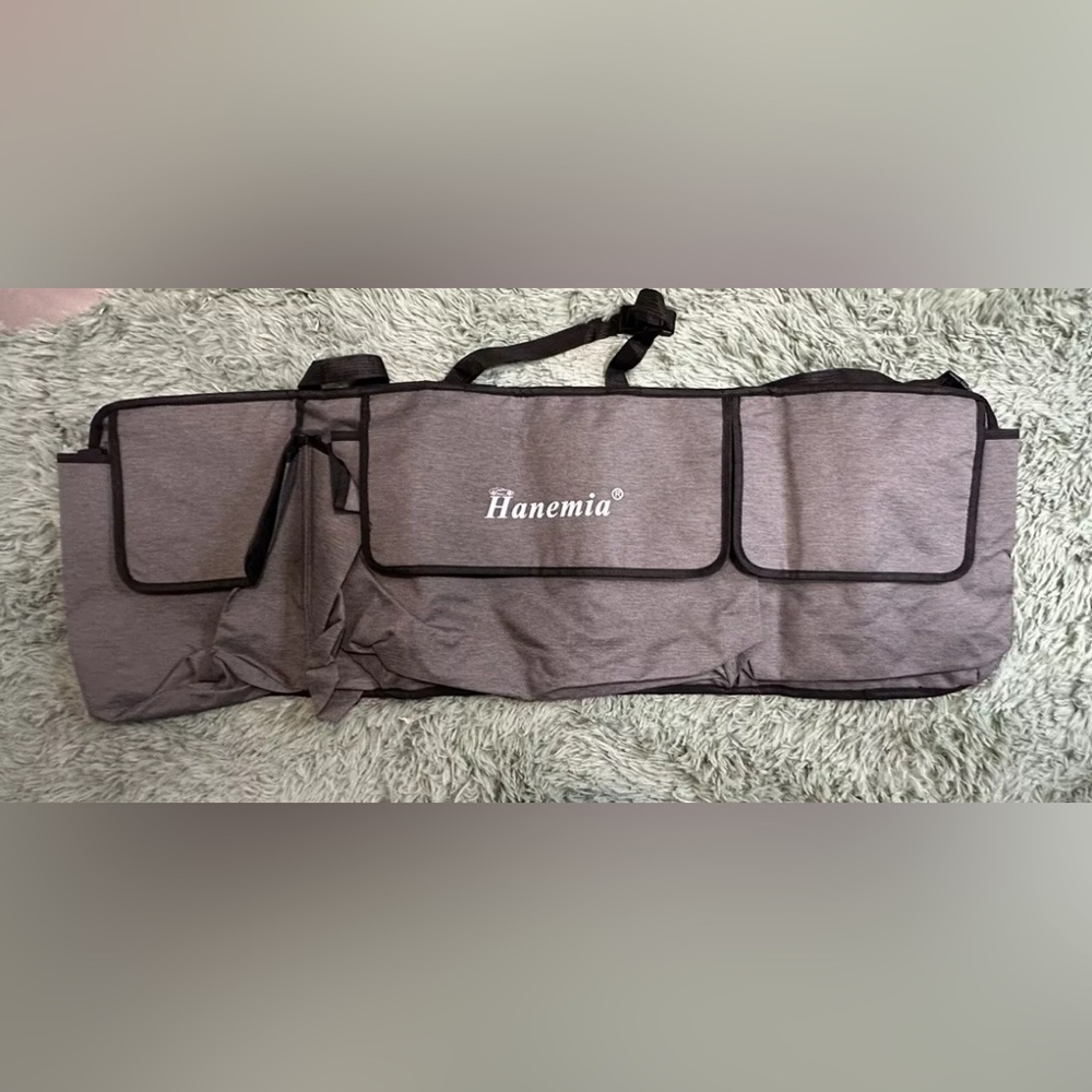 Hanemia Car Trunk Organizer, Backseat Hanging Storage with 4 Large Pockets